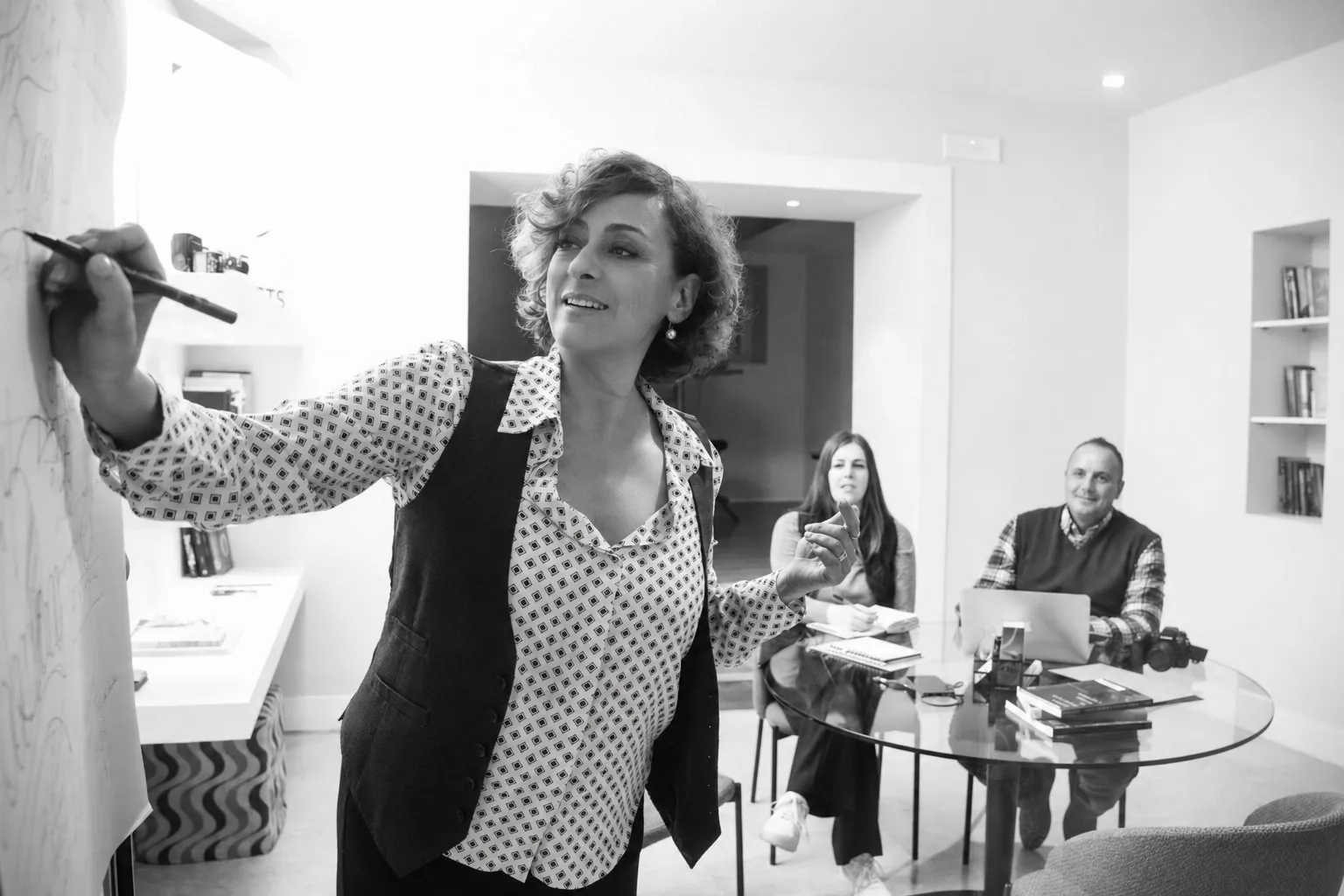 Cinzia leading a workshop session at 58th People & Projects